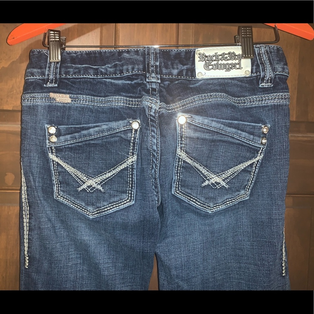 Rock and roll boot cut jeans